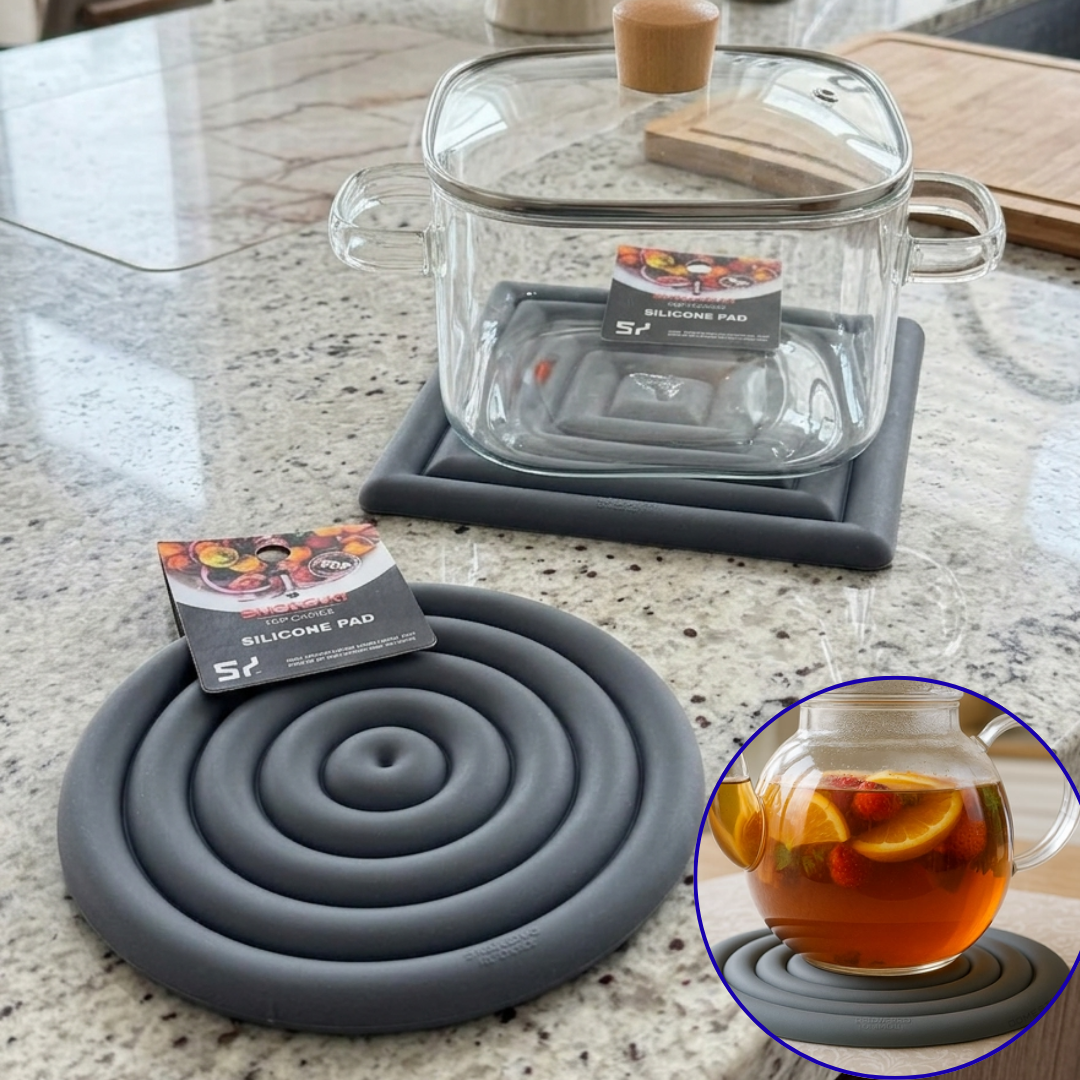 Dessous de plat en silicone multifonction