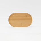 Plateau ovale en bambou naturel