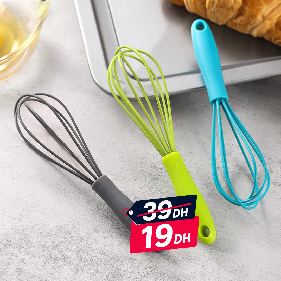 Fouet de cuisine en silicone