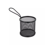 Panier à Friture de Service en Acier Inoxydable Noir