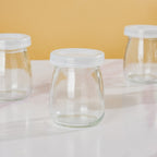 Lot de 12 Récipients Hermétiques en Verre 100 ml