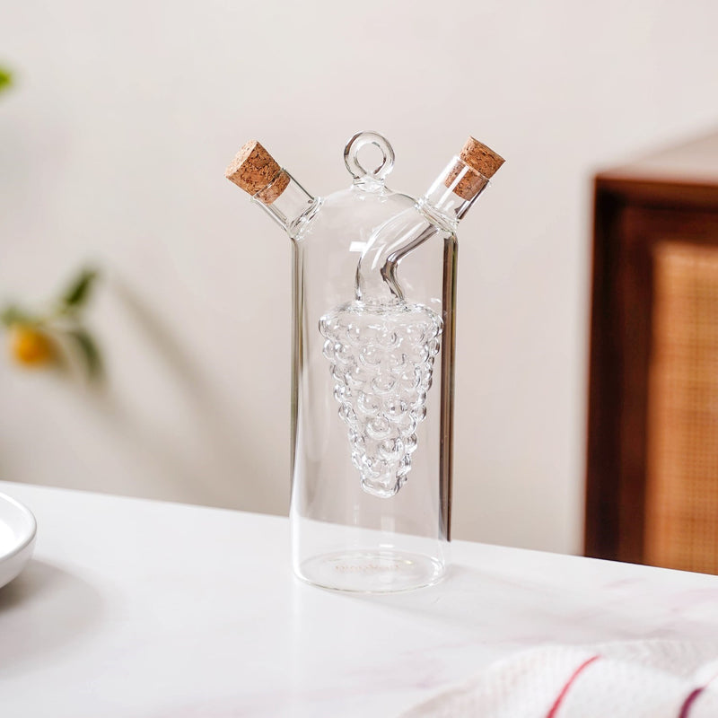 Distributeur d’Huile en Verre 2 en 1
