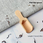 Lot de 6 Petites Cuillères en Bambou