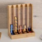 Organisateur de Capsules Café en Bois – Support de Rangement Compatible Nespresso