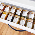 Pack de 12 bocaux de conservation 450 ml avec 12 étiquettes