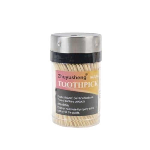 Pot de 150 cure-dents en bois