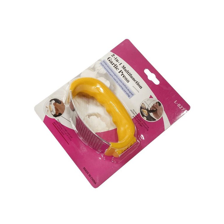 Presse-ail 2 en 1 en plastique