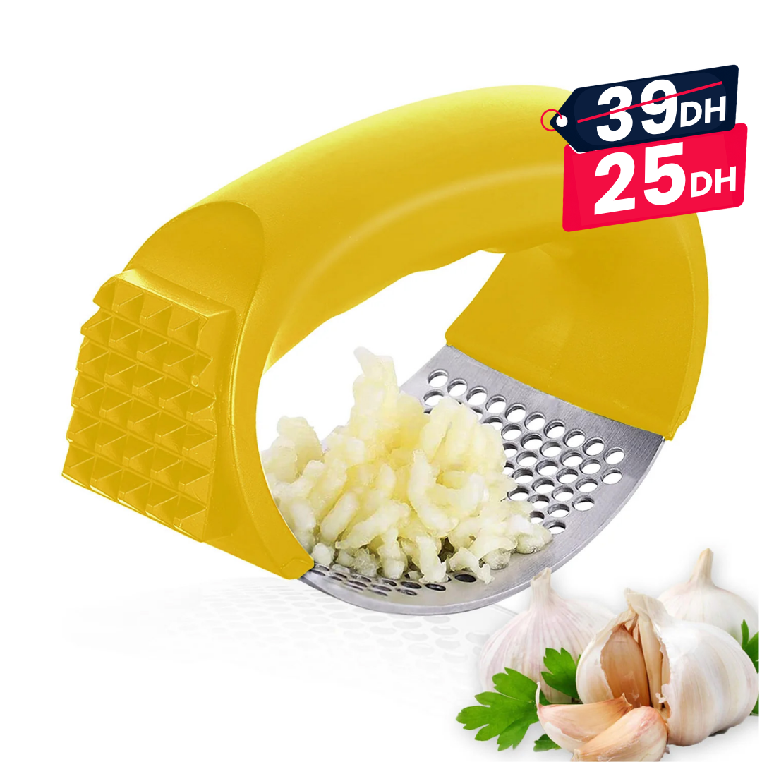 Presse-ail 2 en 1 en plastique