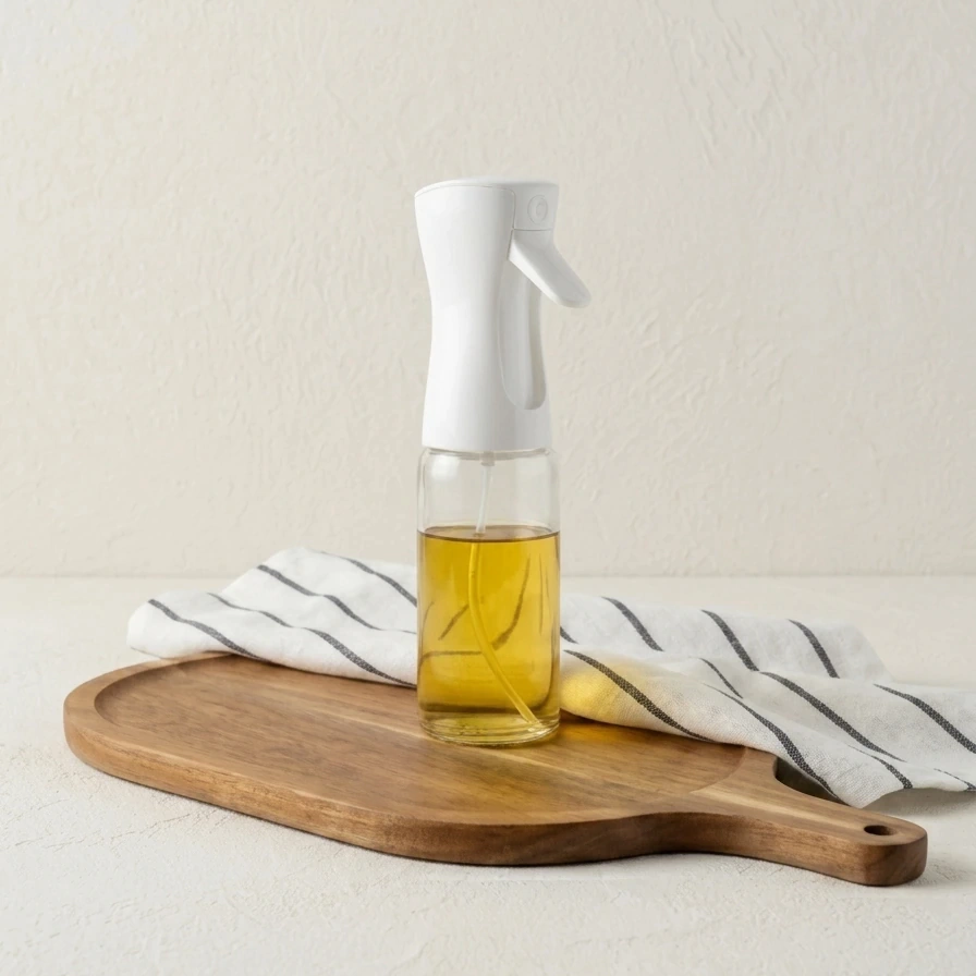 Vaporisateur d'huile en verre blanc